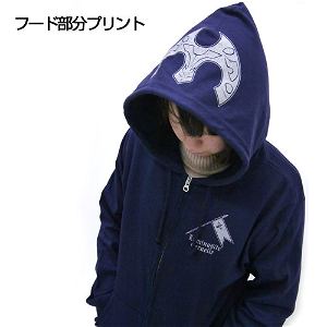 Fate/Apocrypha - Ruler Light Hoodie Navy (M Size)
