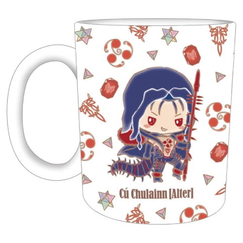 Fate/Grand Order Design Produced By Sanrio Mug Cup Cu Chulainn [Alter] image 1