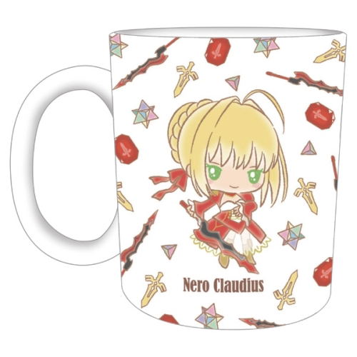 Fate/Grand Order Design Produced By Sanrio Mug Cup Nero Claudius image 1