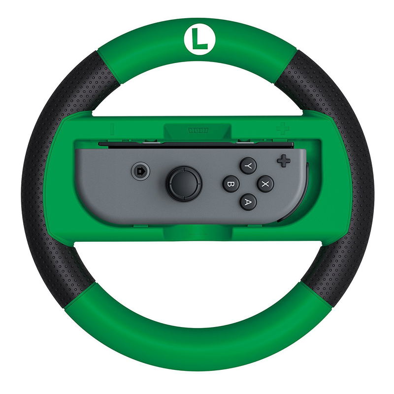 Hori Mario Kart 8 Deluxe Racing Wheel for Nintendo Switch (Luigi) image 2