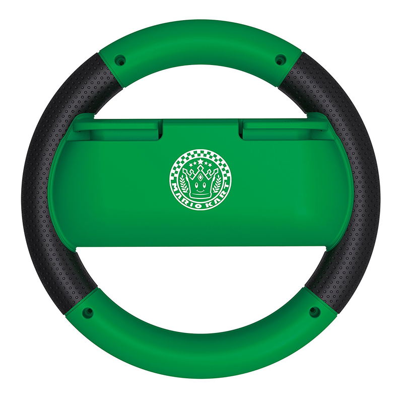 Hori Mario Kart 8 Deluxe Racing Wheel for Nintendo Switch (Luigi) image 4