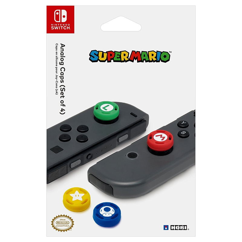 Hori Super Mario Analog Caps for Nintendo Switch image 1