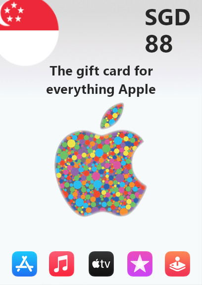 Apple Gift Card 88 SGD | Singapore Account <span class="ext ext_digital">digital</span> image 1
