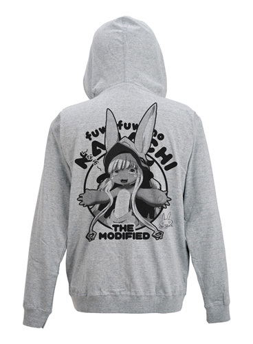 Made In Abyss - Fuwafuwa Nanachi Light Hoodie Mix Gray (S Size) image 1