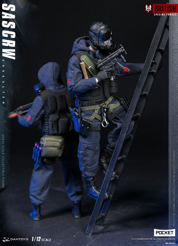 Damtoys 1/12 Scale Figure: Pocket Elite Series SAS CRW Assaulter image 11