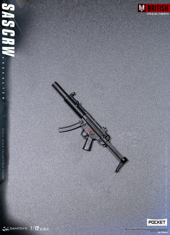 Damtoys 1/12 Scale Figure: Pocket Elite Series SAS CRW Assaulter image 13