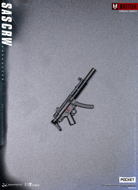 Damtoys 1/12 Scale Figure: Pocket Elite Series SAS CRW Assaulter image 14