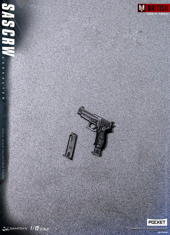 Damtoys 1/12 Scale Figure: Pocket Elite Series SAS CRW Assaulter image 15