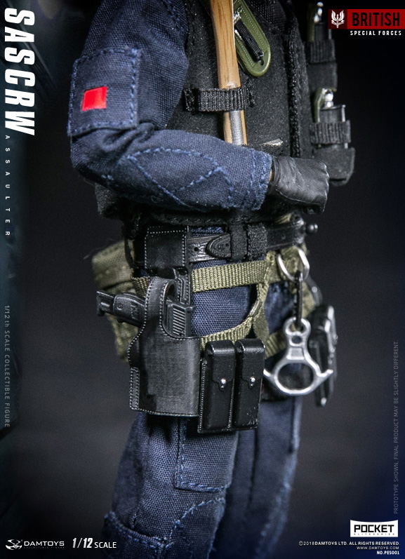 Damtoys 1/12 Scale Figure: Pocket Elite Series SAS CRW Assaulter