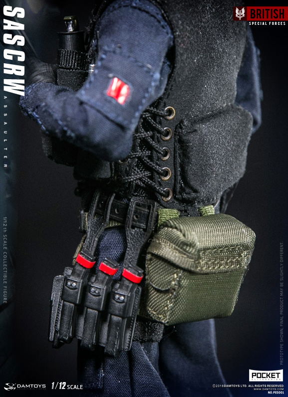 Damtoys 1/12 Scale Figure: Pocket Elite Series SAS CRW Assaulter