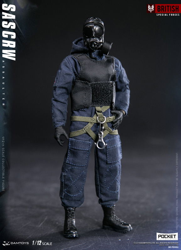Damtoys 1/12 Scale Figure: Pocket Elite Series SAS CRW Assaulter image 21