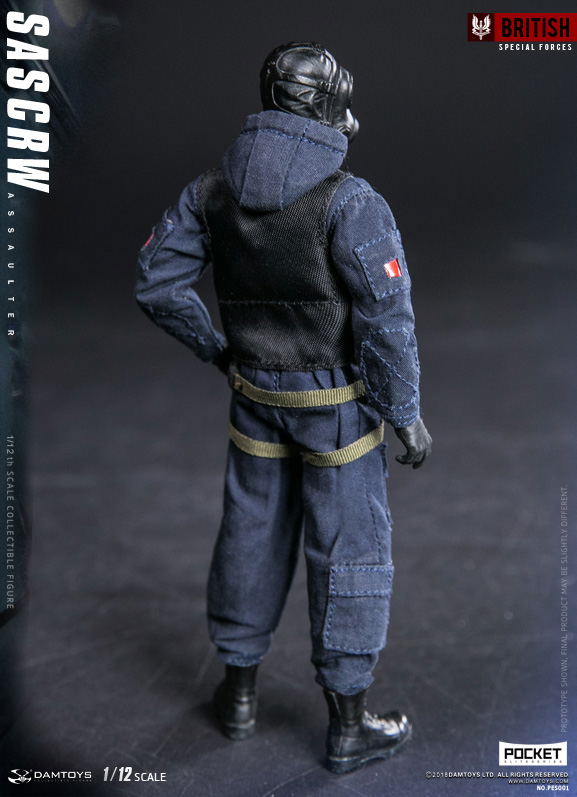 Damtoys 1/12 Scale Figure: Pocket Elite Series SAS CRW Assaulter