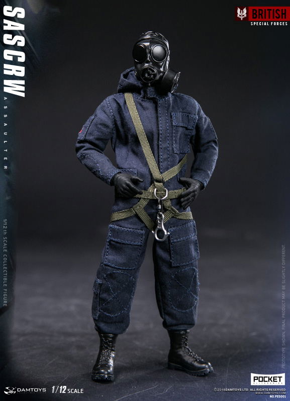Damtoys 1/12 Scale Figure: Pocket Elite Series SAS CRW Assaulter image 23