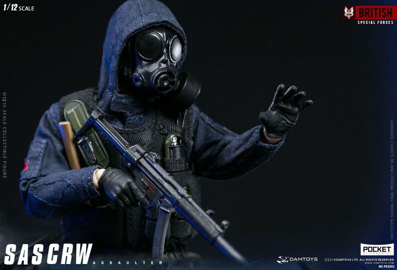 Damtoys 1/12 Scale Figure: Pocket Elite Series SAS CRW Assaulter image 26