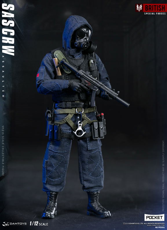Damtoys 1/12 Scale Figure: Pocket Elite Series SAS CRW Assaulter image 3