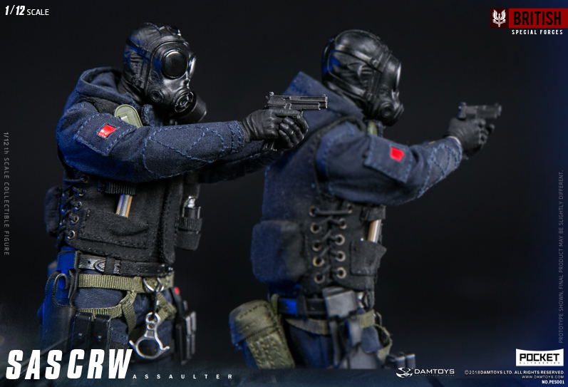 Damtoys 1/12 Scale Figure: Pocket Elite Series SAS CRW Assaulter image 30
