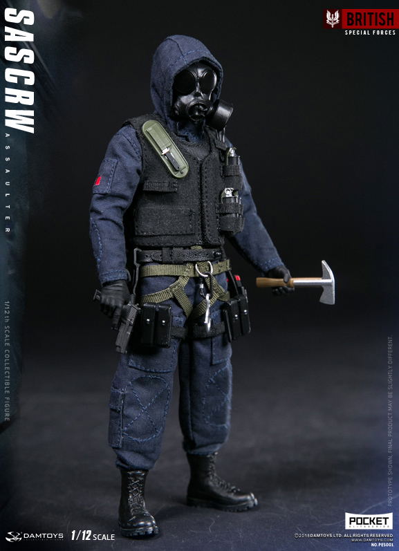 Damtoys 1/12 Scale Figure: Pocket Elite Series SAS CRW Assaulter image 6