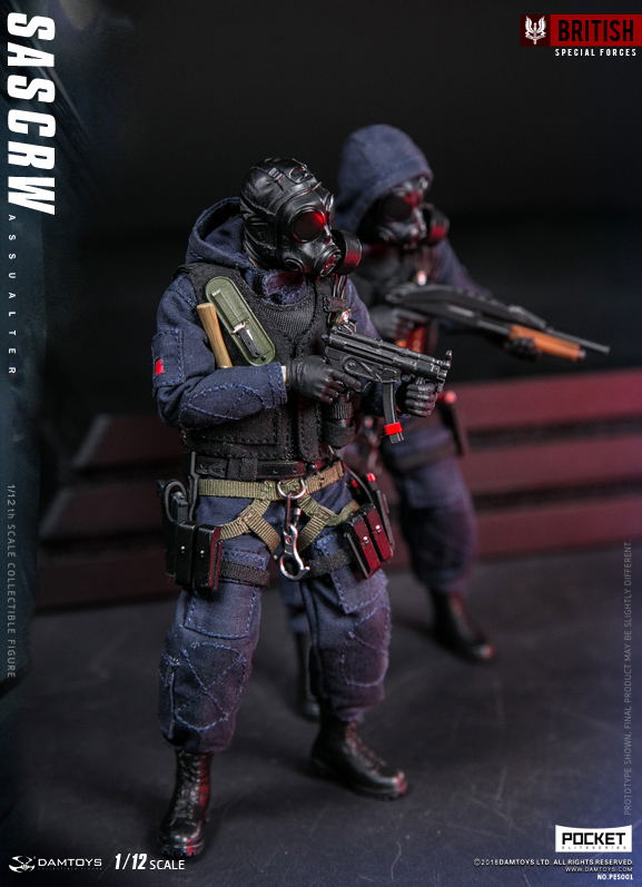 Damtoys 1/12 Scale Figure: Pocket Elite Series SAS CRW Assaulter image 7