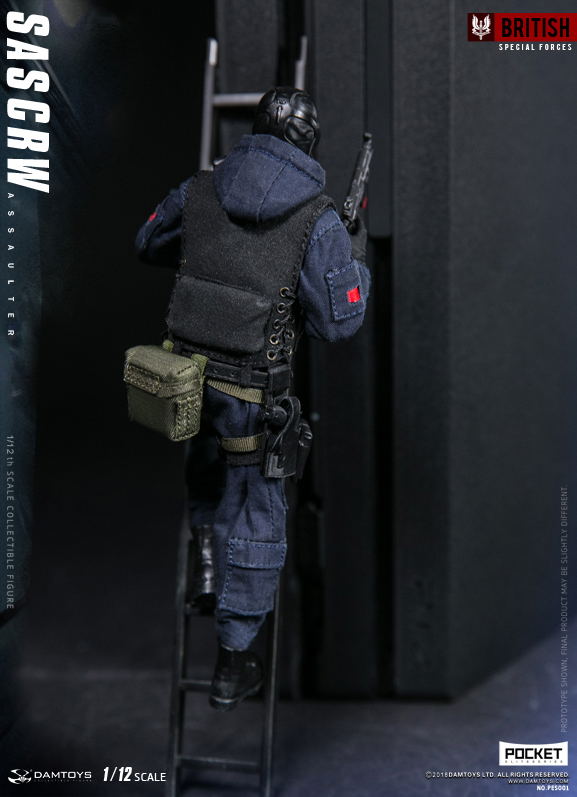 Damtoys 1/12 Scale Figure: Pocket Elite Series SAS CRW Assaulter image 8