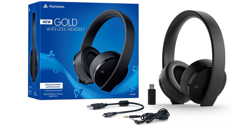 PlayStation Gold Wireless Headset (Black) image 7