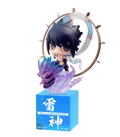 Petit Chara Land Naruto Shippuden Fuujin Uzumaki Naruto & Raijin Uchiha Sasuke Set thumbnail 6