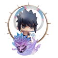 Petit Chara Land Naruto Shippuden Fuujin Uzumaki Naruto & Raijin Uchiha Sasuke Set thumbnail 7