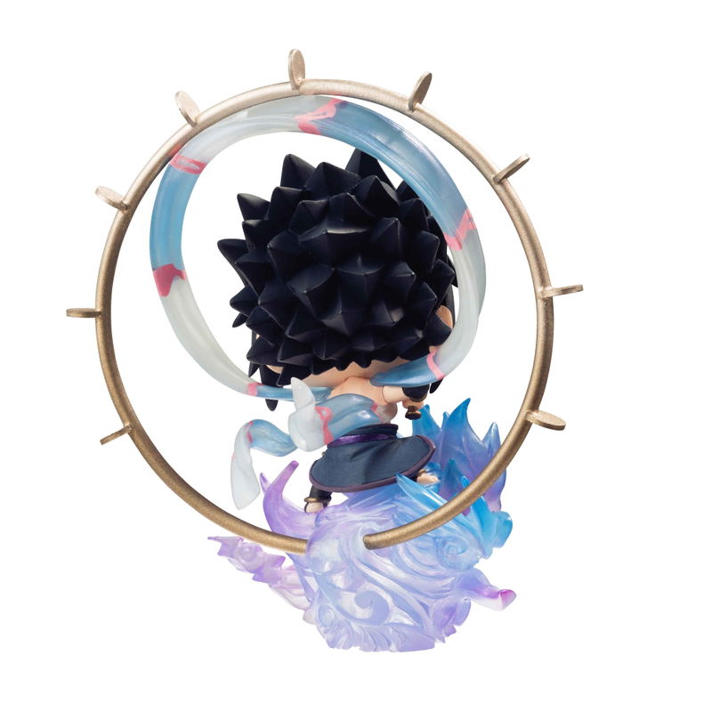 Petit Chara Land Naruto Shippuden Fuujin Uzumaki Naruto & Raijin Uchiha Sasuke Set image 9