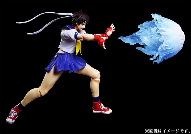 S.H.Figuarts Street Fighter IV: Sakura Kasugano image 6