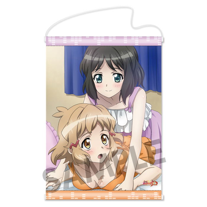 Senki Zesshou Symphogear XD Unlimited A3 Wall Scroll: Futari Dake no Pajama Party (Hibiki & Miku) image 1