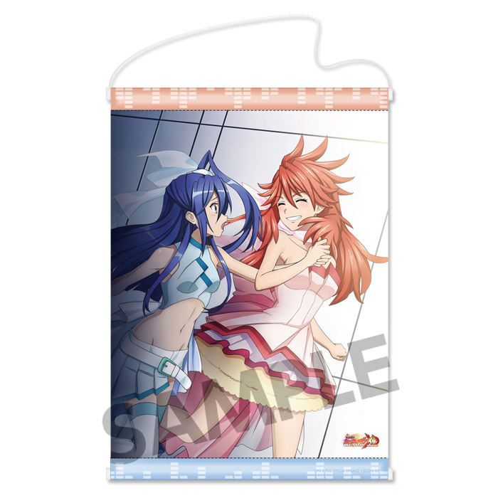 Senki Zesshou Symphogear XD Unlimited A3 Wall Scroll: Ryouyoku wa Futatabi Uta wo Kanaderu (Kanade & Tsubasa) image 1