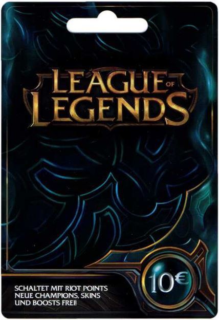 Gift EU League Card digital 10 EUR | of Legends Account West Only