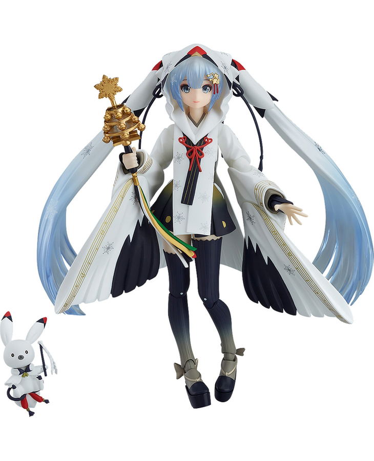 figma EX-045 Character Vocal Series 01 Hatsune Miku: Snow Miku Crane Priestess Ver. image 1