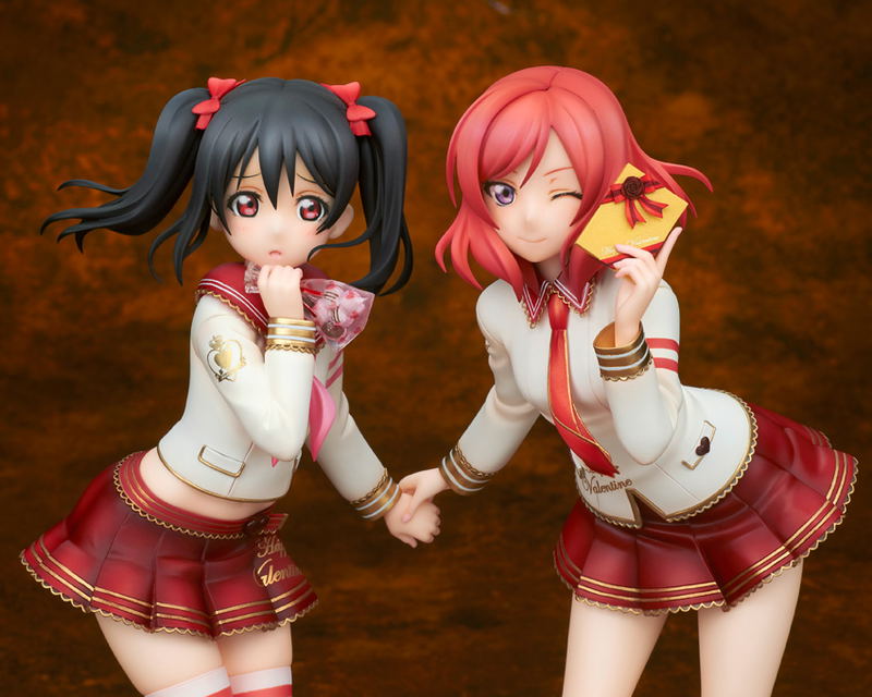 Love Live! School Idol Festival 1/7 Scale Pre-Painted Figure: Nico Yazawa & Maki Nishikino Valentine Ver. image 12