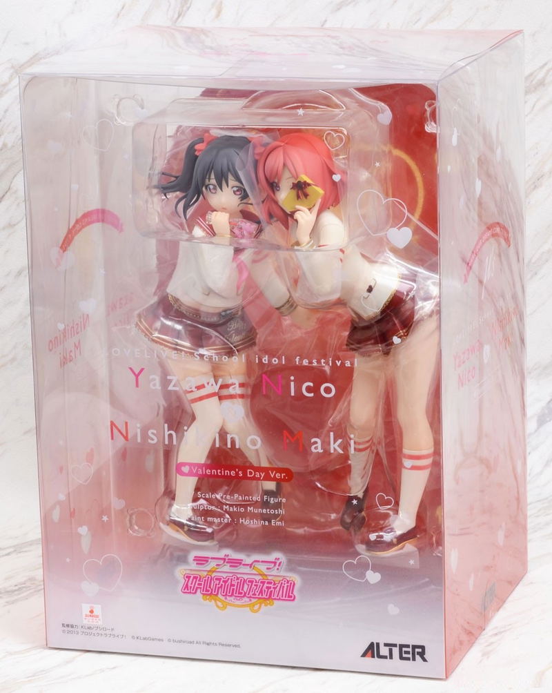 Love Live! School Idol Festival 1/7 Scale Pre-Painted Figure: Nico Yazawa & Maki Nishikino Valentine Ver. image 13