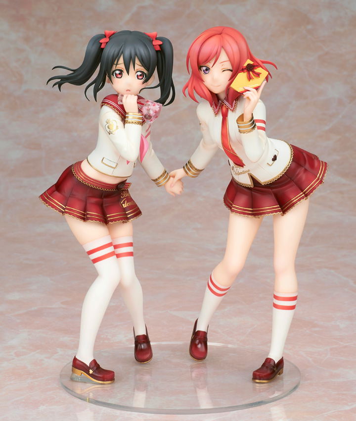 Love Live! School Idol Festival 1/7 Scale Pre-Painted Figure: Nico Yazawa & Maki Nishikino Valentine Ver. image 3