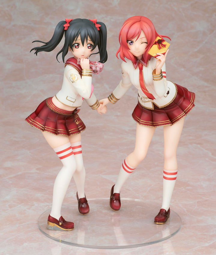 Love Live! School Idol Festival 1/7 Scale Pre-Painted Figure: Nico Yazawa & Maki Nishikino Valentine Ver. image 4