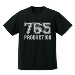 The Idolmaster - 765 Production Dry T-shirt Black (M Size)_