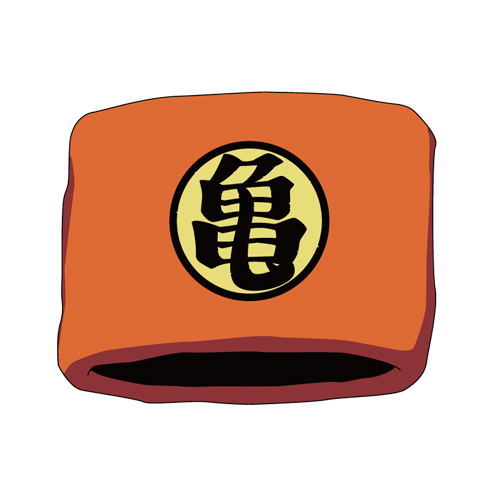 Dragon Ball Z Kai - Wristband: Master Roshi Orange image 1