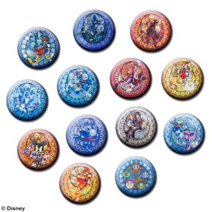 Kingdom Hearts Can Badge Collection (Set of 13 pieces) (Re-run)_