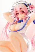 Super Sonico x Is It Wrong to Try to Pick Up Girls in a Dungeon? 1/7 Scale Pre-Painted Figure: Super Sonico Hestia Ver. thumbnail 6