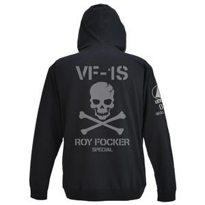 The Super Dimension Fortress Macross - Roy Focker Light Hoodie Black (S Size)_