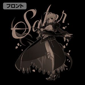Fate/Extra Last Encore - Saber T-shirt Black (M Size)