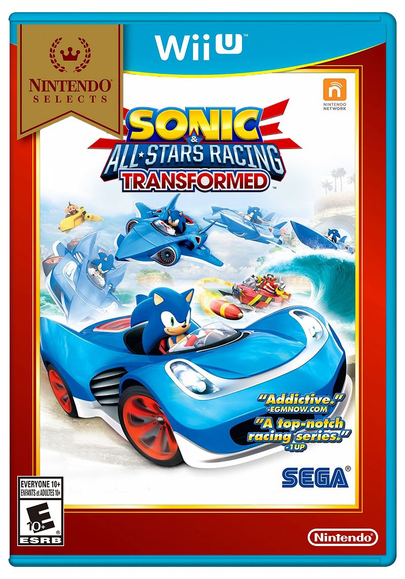 Sonic & All-Stars Racing Transformed ( Nintendo Selects ) - Nintendo W –  J&L Video Games New York City