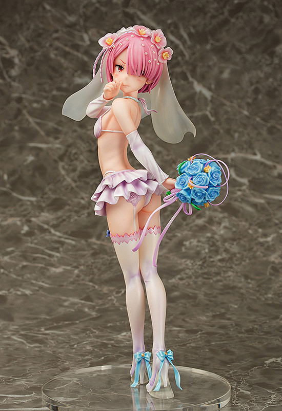 Re:Zero Starting Life in Another World 1/7 Scale Pre-Painted Figure: Ram Wedding Ver. (Re-run) image 6