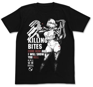 Killing Bites - Honey Badger T-shirt Black (L Size)_