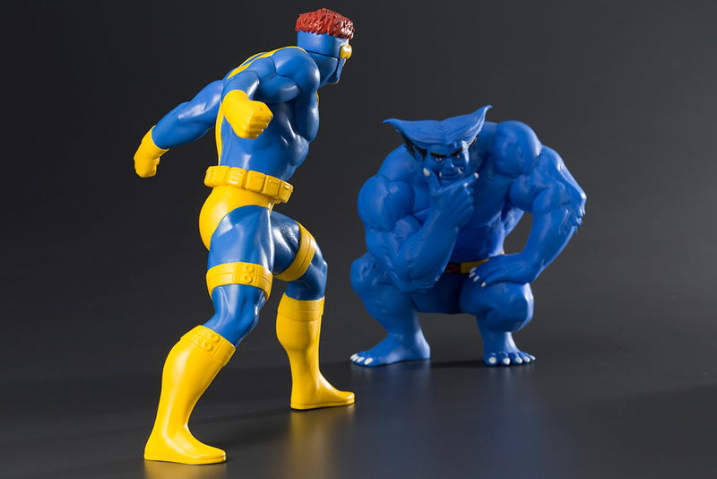 ARTFX+ X-Men - The Animated Series 1/10 Scale Pre-Painted Figure: Cyclops & Beast 2 Pack image 2