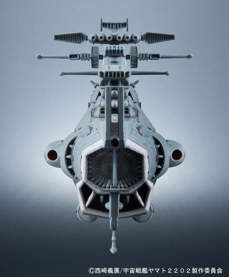 Kikan Taizen Space Battleship Yamato 2202 Warriors of Love 1/2000 Scale Pre-Painted Figure: Earth Federation Dreadnought-class Battleships 2 Ship Set image 3
