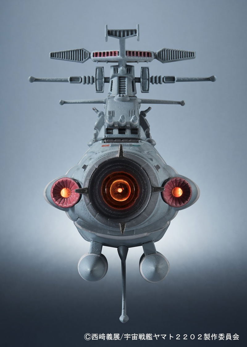 Kikan Taizen Space Battleship Yamato 2202 Warriors of Love 1/2000 Scale Pre-Painted Figure: Earth Federation Dreadnought-class Battleships 2 Ship Set image 4