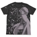 Puella Magi Madoka Magica Side Story Magia Record - Iroha Tamaki All Print T-shirt Sumi (L Size) thumbnail 1