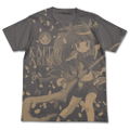 Puella Magi Madoka Magica Side Story Magia Record - Kaede Akino All Print T-shirt Medium Gray (L Size) thumbnail 1
